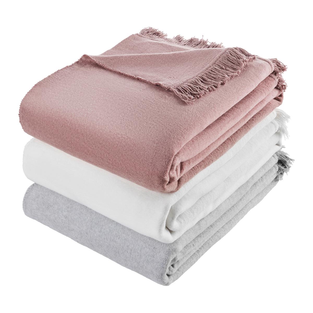 Decke El Sol Mauve ca. 150x200cm - Mauve, Textil (150/200cm) - Modern Living