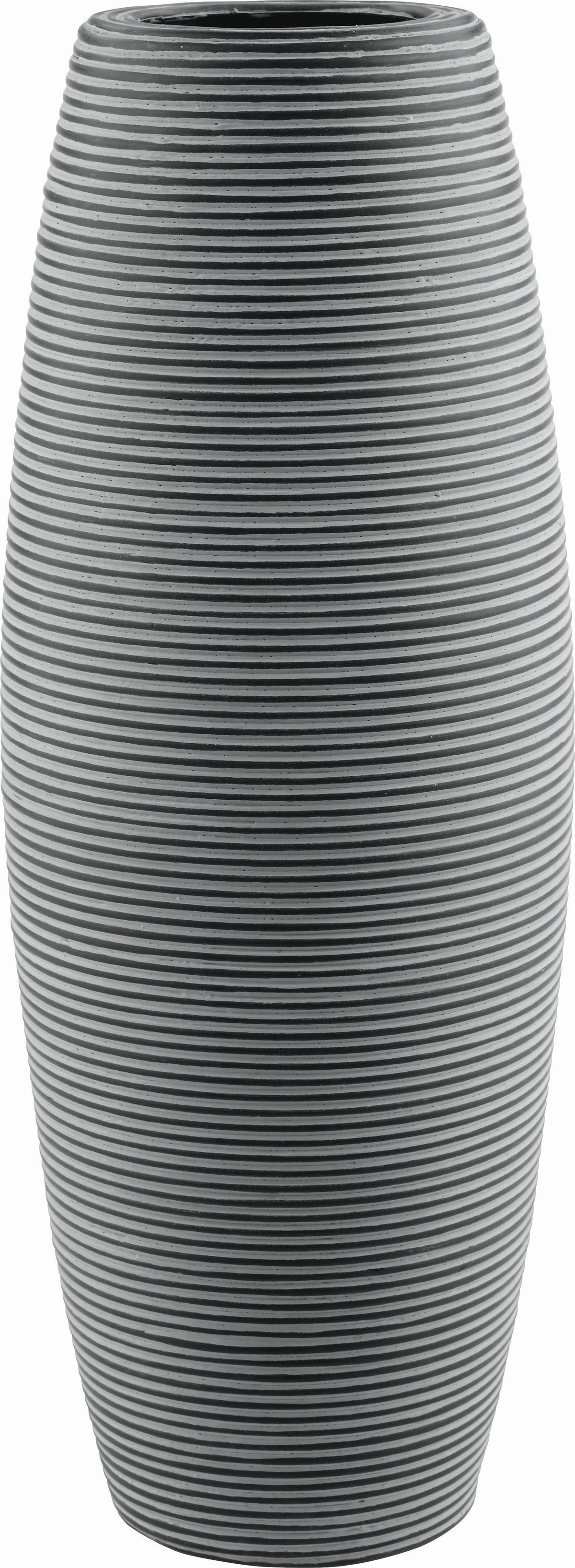 Vază Marlene - negru, Lifestyle, plastic (22/59cm) - Mömax