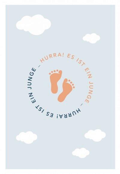 Glückwunschkarte Kupfergold Multicolor aus Papier - Multicolor, KONVENTIONELL, Papier (24/17,5cm)