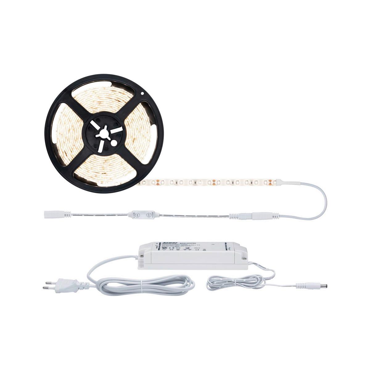 LED-Strip SimpLED Power in Weiß max. 50 Watt - Weiß, Basics, Kunststoff (500cm) - Paulmann