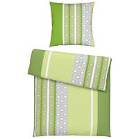 Bettwäsche Sara in Grün ca. 135x200cm - Grün, Textil (135/200cm) - Based