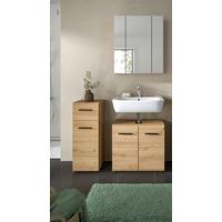 BADEZIMMER ICE - Schwarz/Eiche Artisan, Basics, Holzwerkstoff/Kunststoff (90cm) - MID.YOU