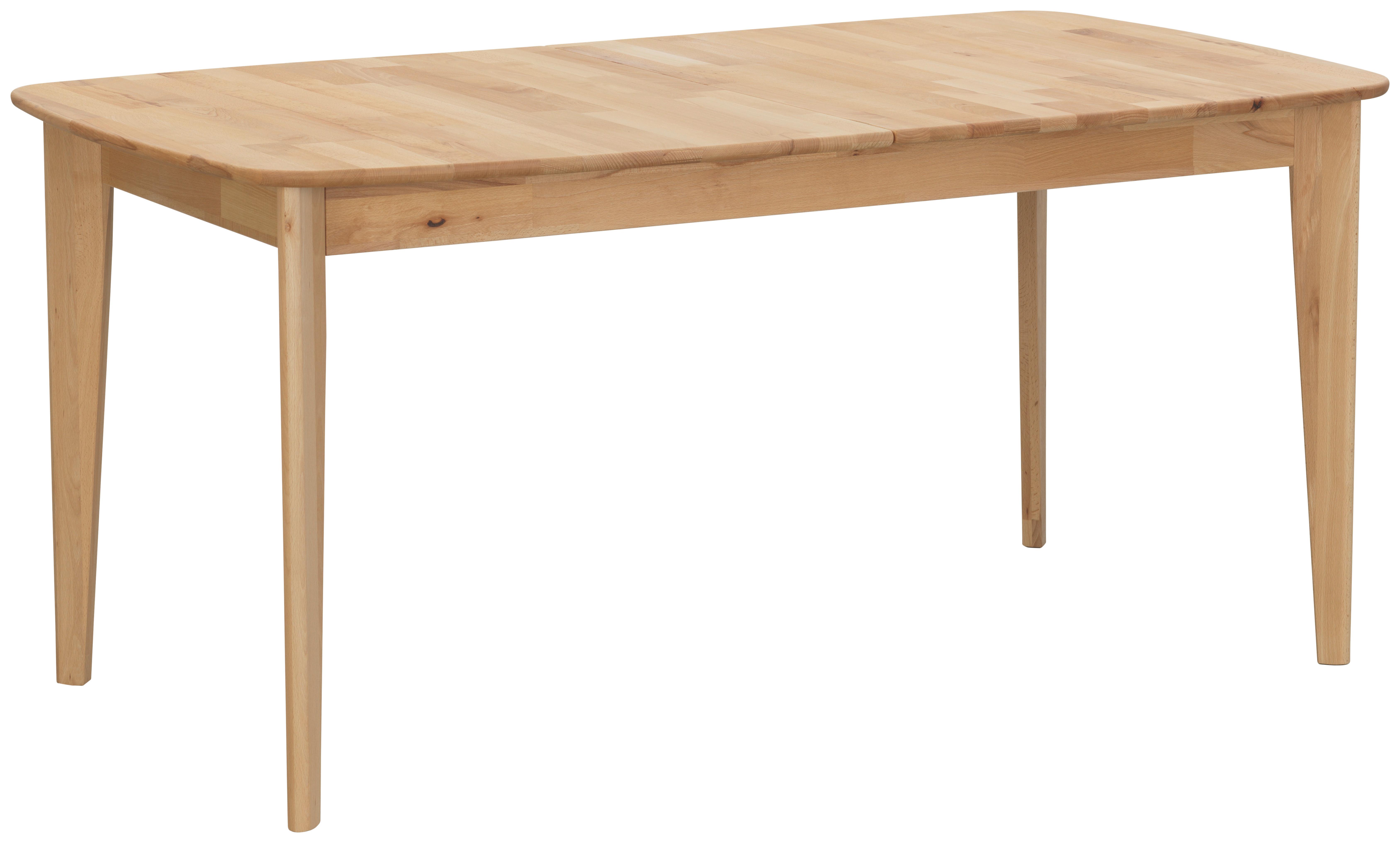 STÓŁ DO JADALNI MONTY - buk twardzielowy, Natur, drewno (160-210/90/75cm) - Livetastic