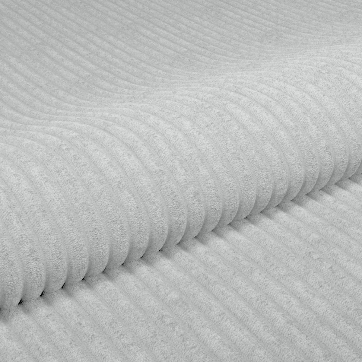 Colţar ALEX - gri deschis, Modern, textil (246/88cm) - Modern Living