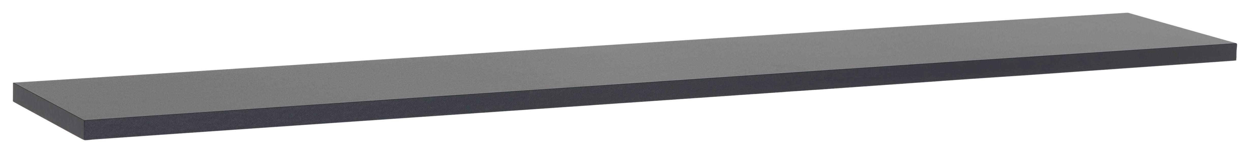 Zidna Polica Skate 120/20 - antracit, Moderno, drvni materijal (120/1,8/20cm) - Modern Living