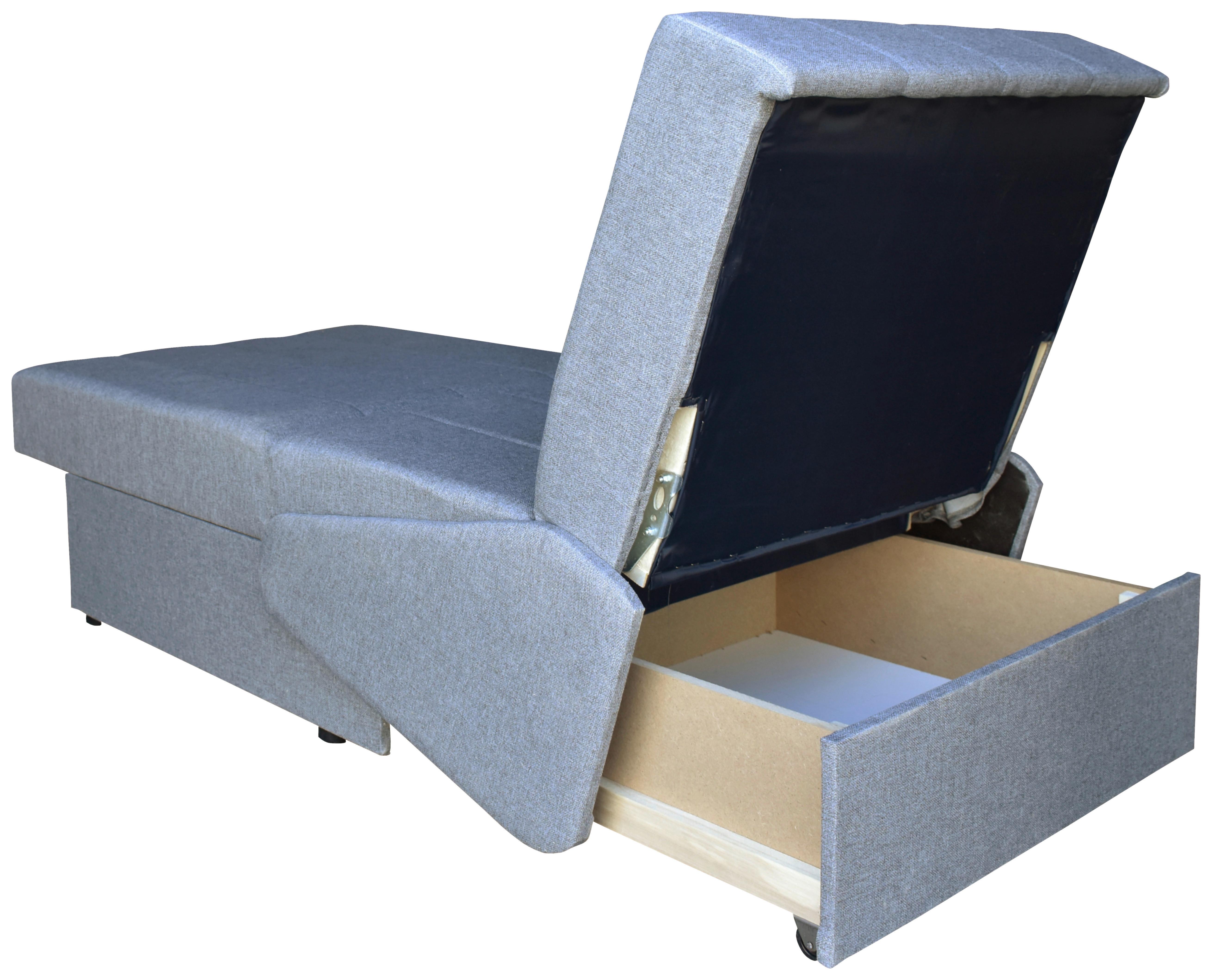 Fotelja Salsa - siva/crna, Moderno, drvni materijal/drvo (85/90/100cm) - Based