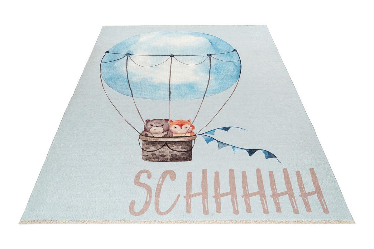 KINDERTEPPICH MY GRETA - Weiss/Grau, Trend, Textil (115/170cm) - Ben'n'jen