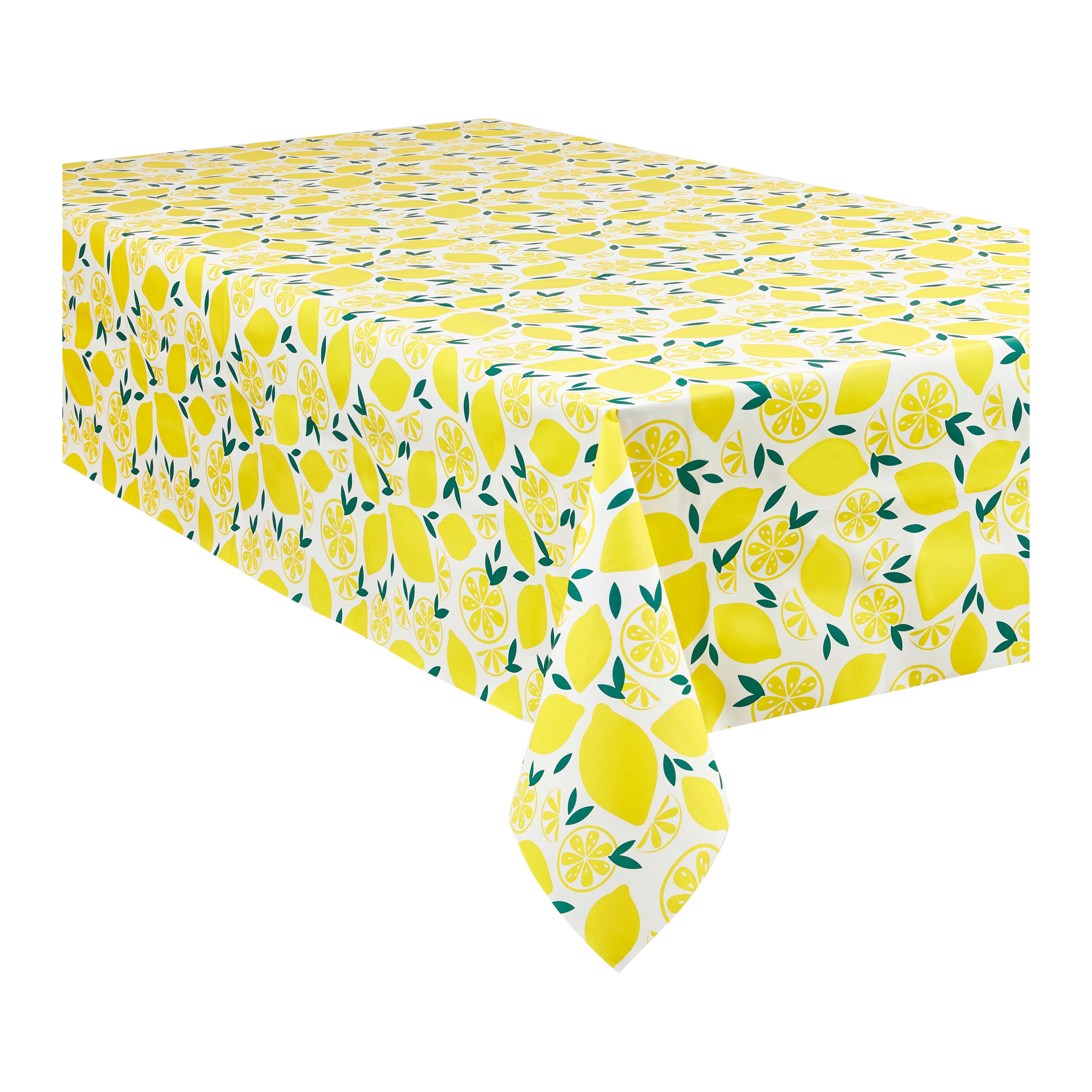 Asztalterítő Petra - sárga/fehér, textil (140/240cm) - Mömax