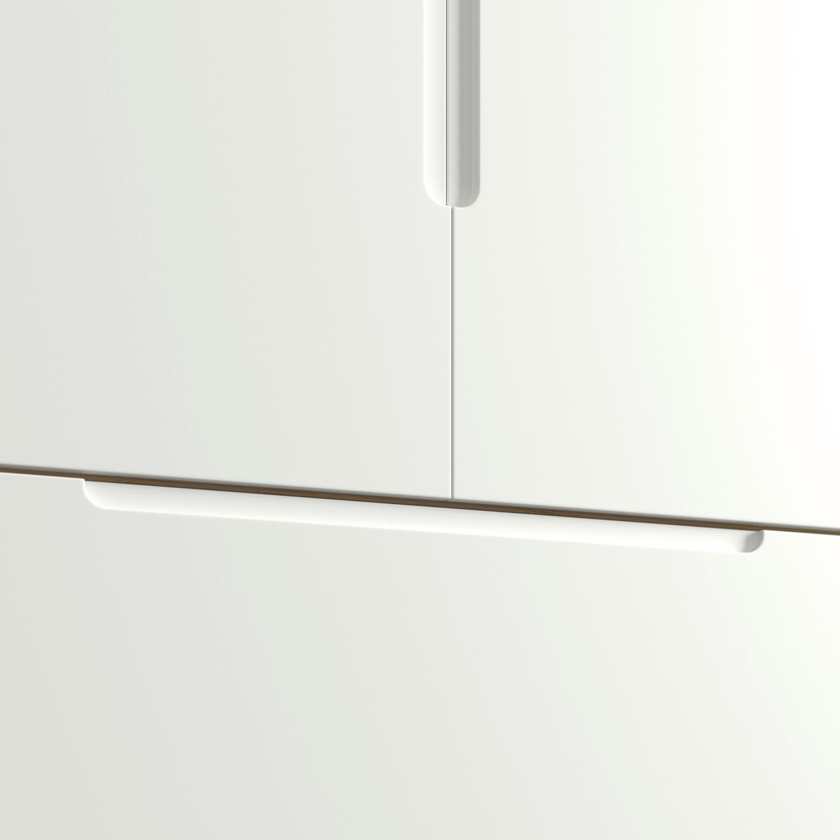 Ruhásszekrény Marlo - tölgyfa színű/fehér, Modern, faalapú anyag/fa (100/223/60cm) - Bessagi Home