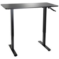 Dvižna Miza Stand Cr, Črna - črna, Moderno, kovina/leseni material (120/74/60cm) - MID.YOU