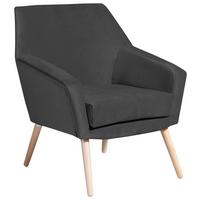 SESSEL ALEGRO - Anthrazit/Buchefarben, Design, Holz/Textil (67/81/71cm) - Max Winzer