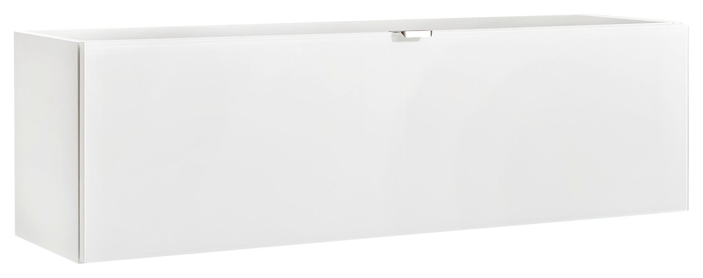 ELEMENT WISZĄCY POOLE - kolor stalowy/biały, Design, materiał drewnopochodny/metal (109,7/32/29cm) - Hom`in