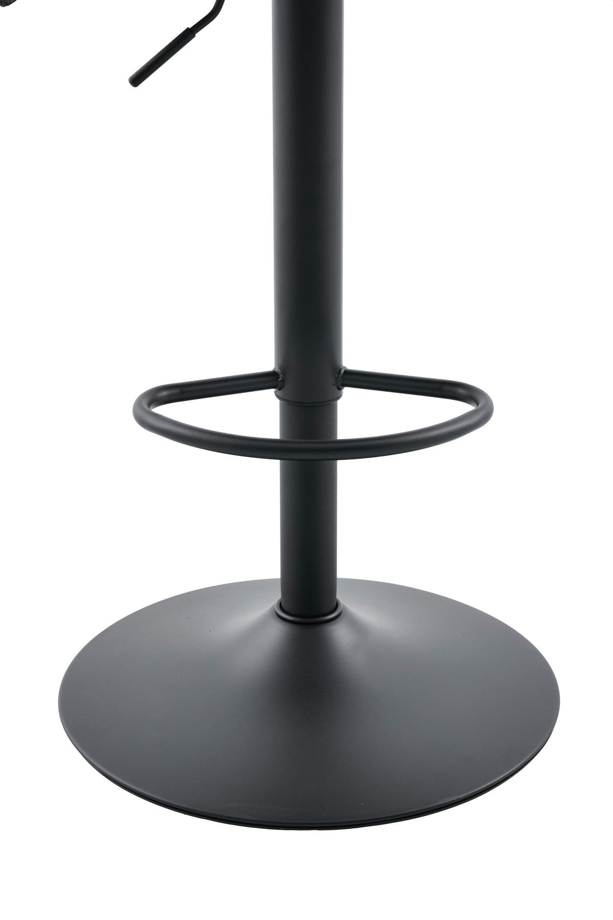 BARHOCKER-SET HOLLY H 2ER-SET - Anthrazit/Schwarz, MODERN, Textil/Metall (53/96-117/57cm) - MID.YOU