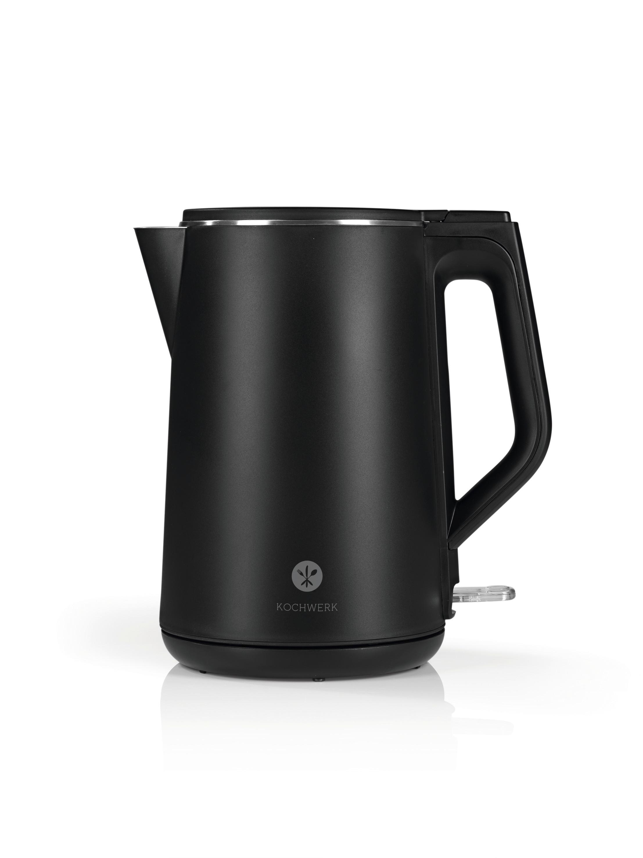 Wasserkocher Cool-Touch in Schwarz - Schwarz, Basics (16/25,1/23cm)