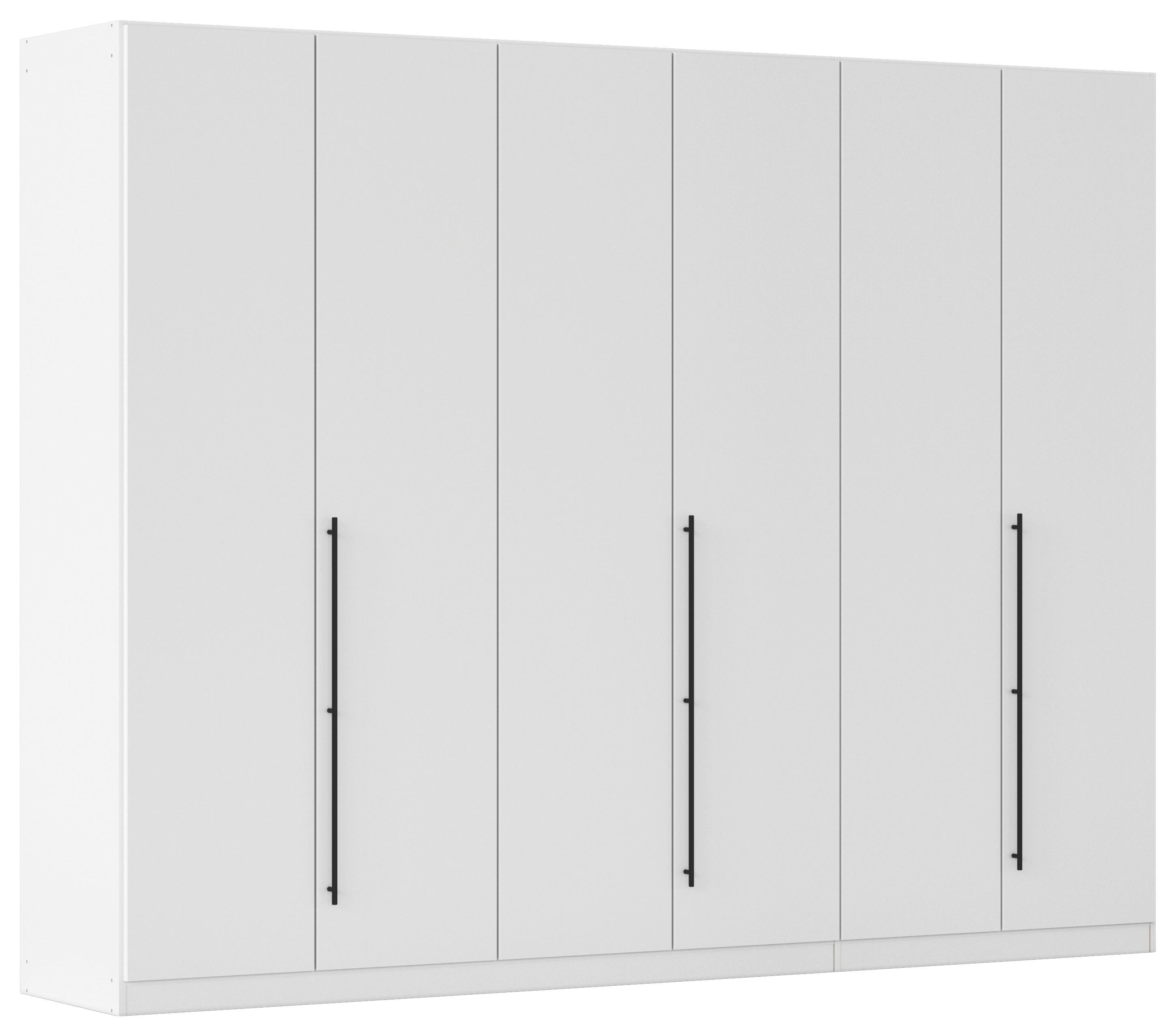 Kleiderschrank Safari Weiß - Weiß/Grau, KONVENTIONELL, Holzwerkstoff/Metall (271/210/54cm) - Based