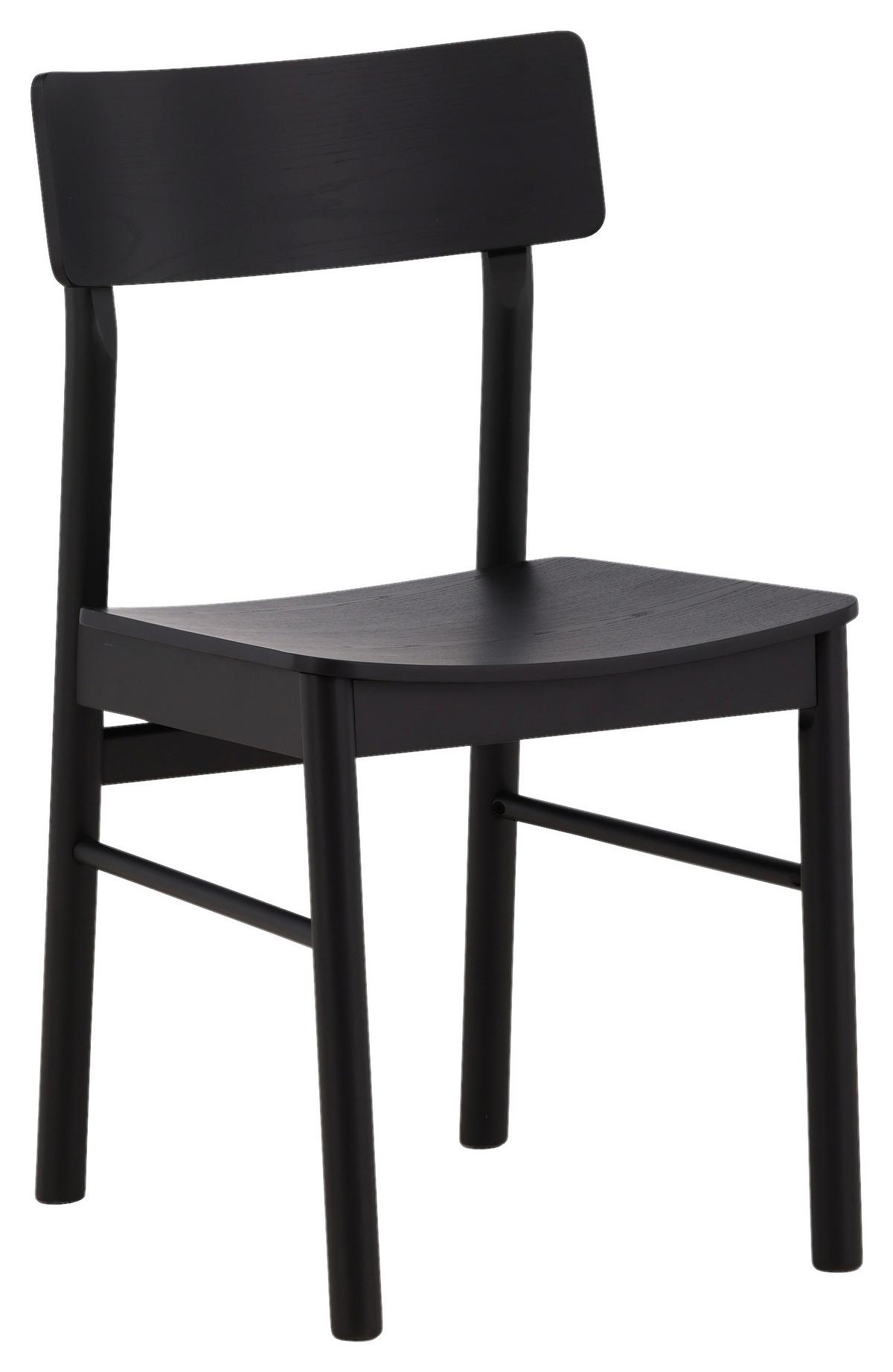 STUHL-SET MONTROS - Schwarz, Design, Holz/Holzwerkstoff (45.5/82/48cm) - Livetastic