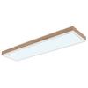Stropna Led-svetilka Doro, S Sijalko - bela/temno rjava, Natur, kovina/umetna masa (80/20/7,8cm) - Globo