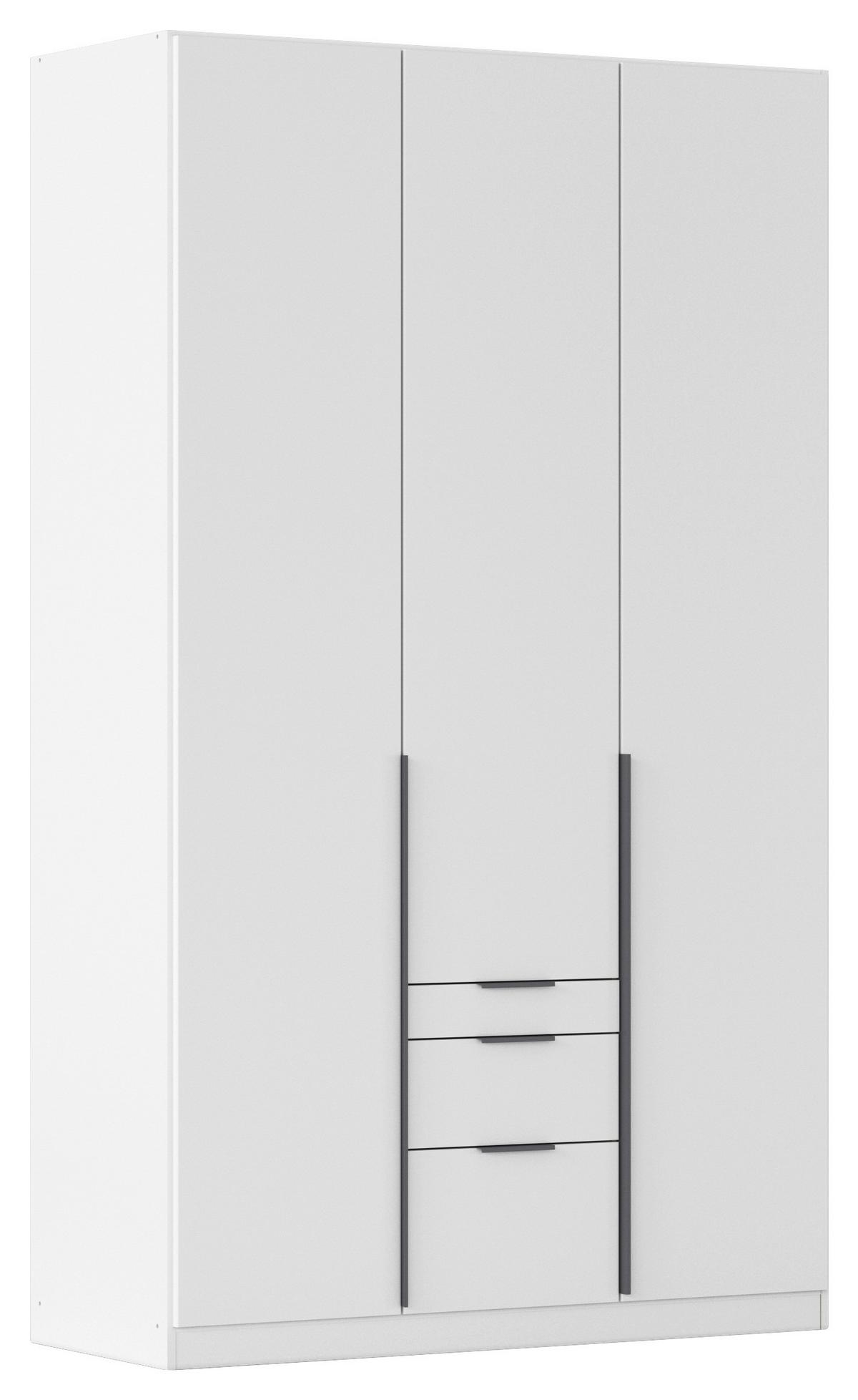 Ormar S Klasičnim Vratima Alabama - bijela/siva, Moderno, drvni materijal/metal (136/229/54cm) - Modern Living