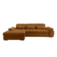 Ecksofa mit Bettkasten Rigatti ca. 184x314 cm Goldfarben - Goldfarben/Schwarz, MODERN, Textil/Metall (184/314cm) - Livetastic