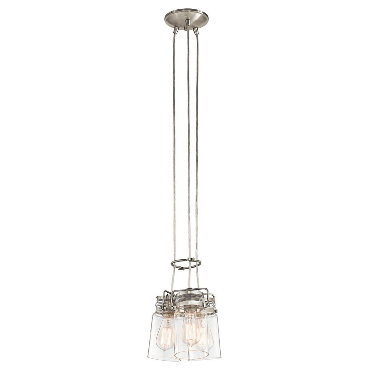 Viseća Svjetiljka Brinley - boje nikla, Konvencionalno, staklo/metal (21.6/25.6cm) - Elstead Lighting