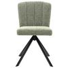STOL NORA - grön/svart, Modern, metall/trä (52/87/64cm) - Premium Living