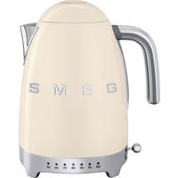 CZAJNIK ELEKTRYCZNY KLF04CREU SMEG - kremowy/kolor chromowy, Basics, tworzywo sztuczne/metal (22,3/28/17,1cm) - SMEG