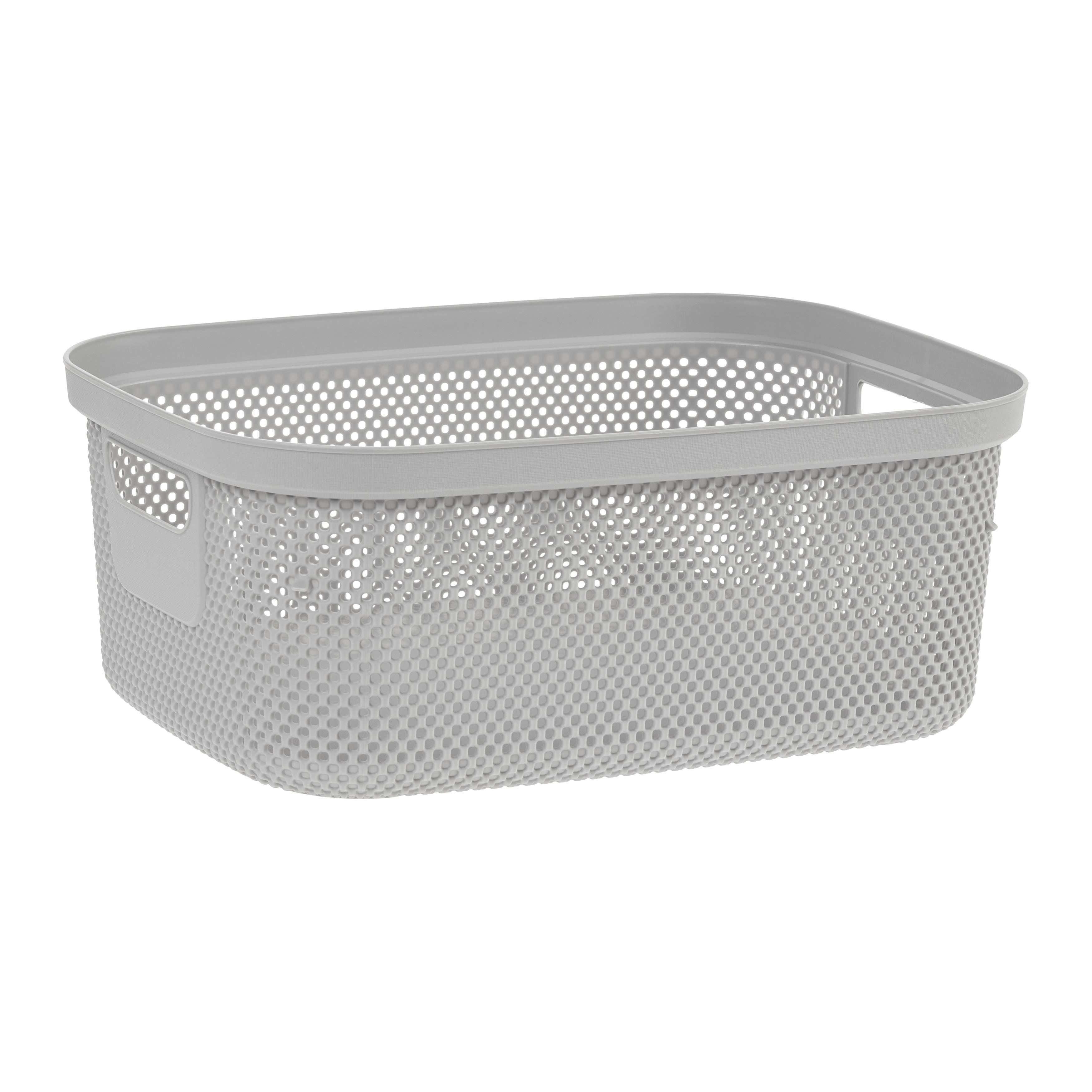Košarica Za Shranjevanje Stine -L- Ca. 12l -Ext- - siva, Moderno, umetna masa (38cm) - Mömax