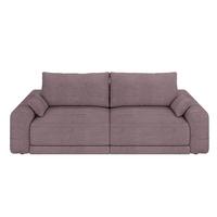 Sofa Plain Altrosa - Altrosa/Schwarz, MODERN, Kunststoff/Textil (256/88/120cm) - Mömax