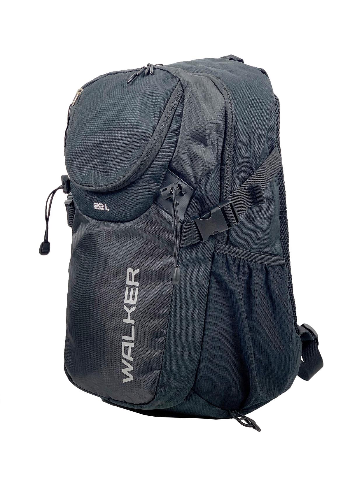 Nahrbtnik Walker, Črna, 22 L - črna, Konvencionalno, tekstil (31/46/18cm) - Schneiders