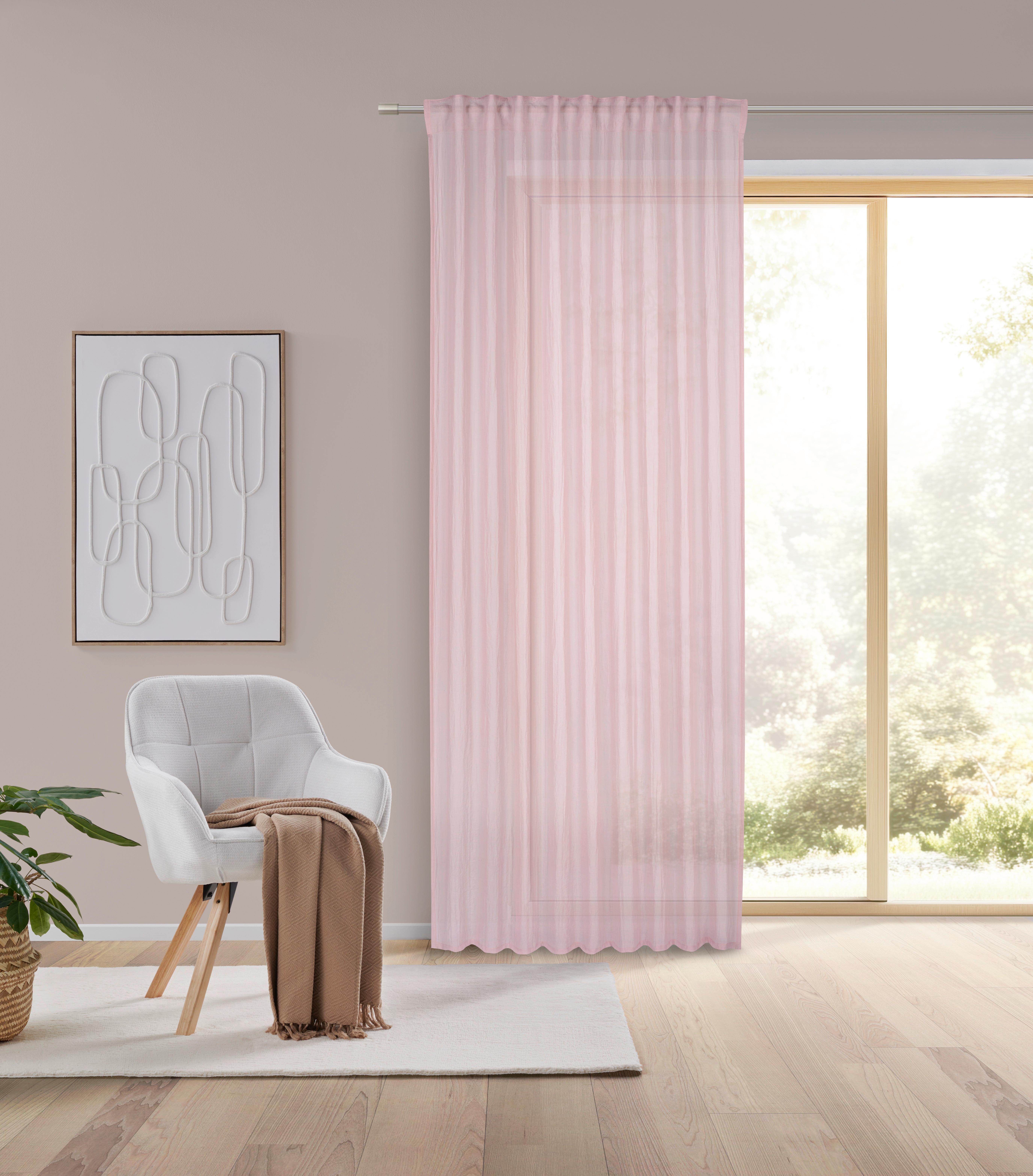 GARDINLÄNGD RAMONA -TOP- - syrén, Modern, textil (135/245cm) - Modern Living