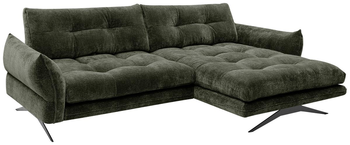 Coltar BAXTER - măsliniu, Modern, textil (280/68-87/177cm) - Premium Living