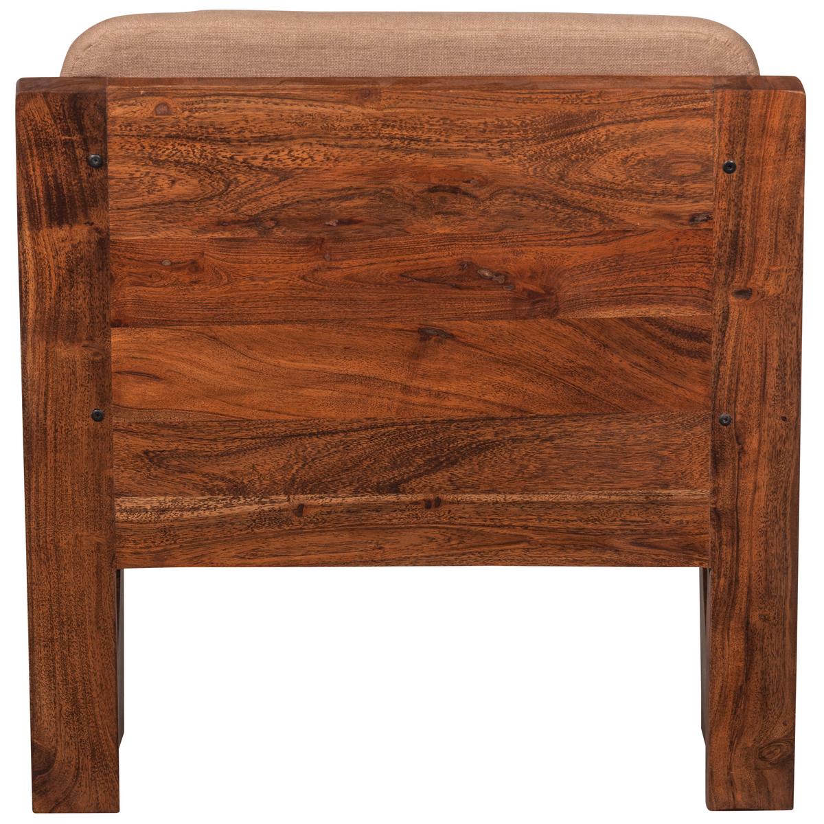 Sessel Opulent Akazie-/Naturfarben B: 70 cm - Naturfarben/Akaziefarben, Design, Holz/Textil (70/75/80cm) - Livetastic