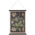 Wanddeko Flowers in Bunt - Multicolor, LIFESTYLE, Holz/Textil (64/82/1,8cm) - MÖMAX modern living