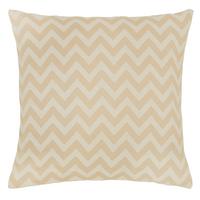 Kissenhülle Zickzack in Naturfarben ca. 48x48cm - Naturfarben, Basics, Textil (48/48cm) - Premium Living