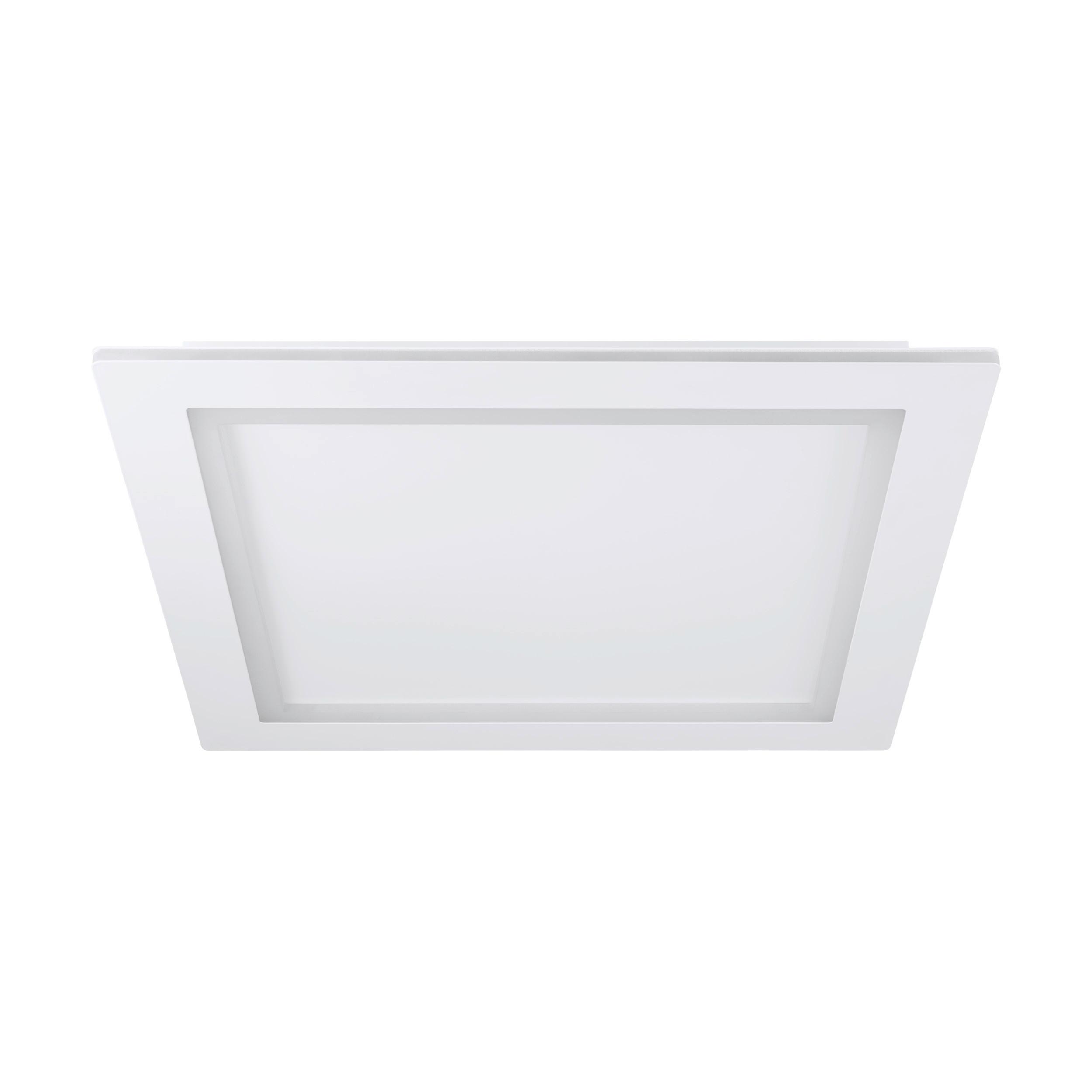 Led-deckenleuchte 900484* Padrogiano-Z - Weiss, Basics, Kunststoff/Metall (59,5/59,5/5,0cm) - Eglo