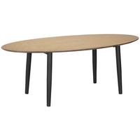 STOLIK KAWOWY EGG - kolor naturalny, Design, materiał drewnopochodny/drewno (120/42/56cm) - MID.YOU