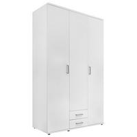 Ormar S Klasičnim Vratima Olli -Top- - bijela/boje aluminija, Konvencionalno, drvni materijal/plastika (119,6/196,3/53,5cm) - Based