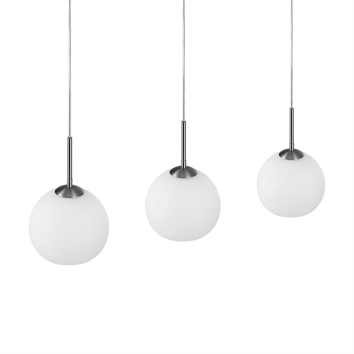 LAMPA WISZĄCA LEONIE *SBN* - opal, Basics, metal/szkło (110/20/150cm) - Novel