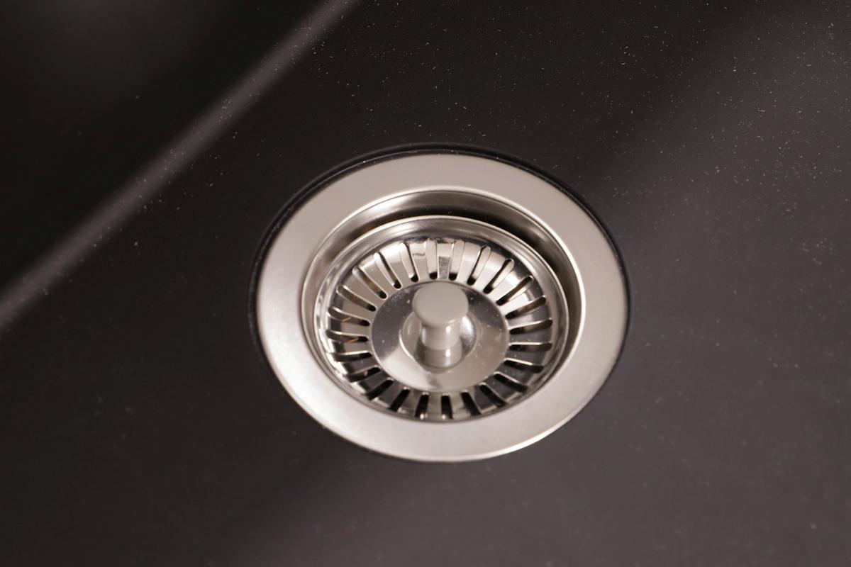 Spüle Respekta Houston 100X501BS Schwarz - Schwarz, Trend, Glas/Kunststoff (100/21/50cm) - Respekta