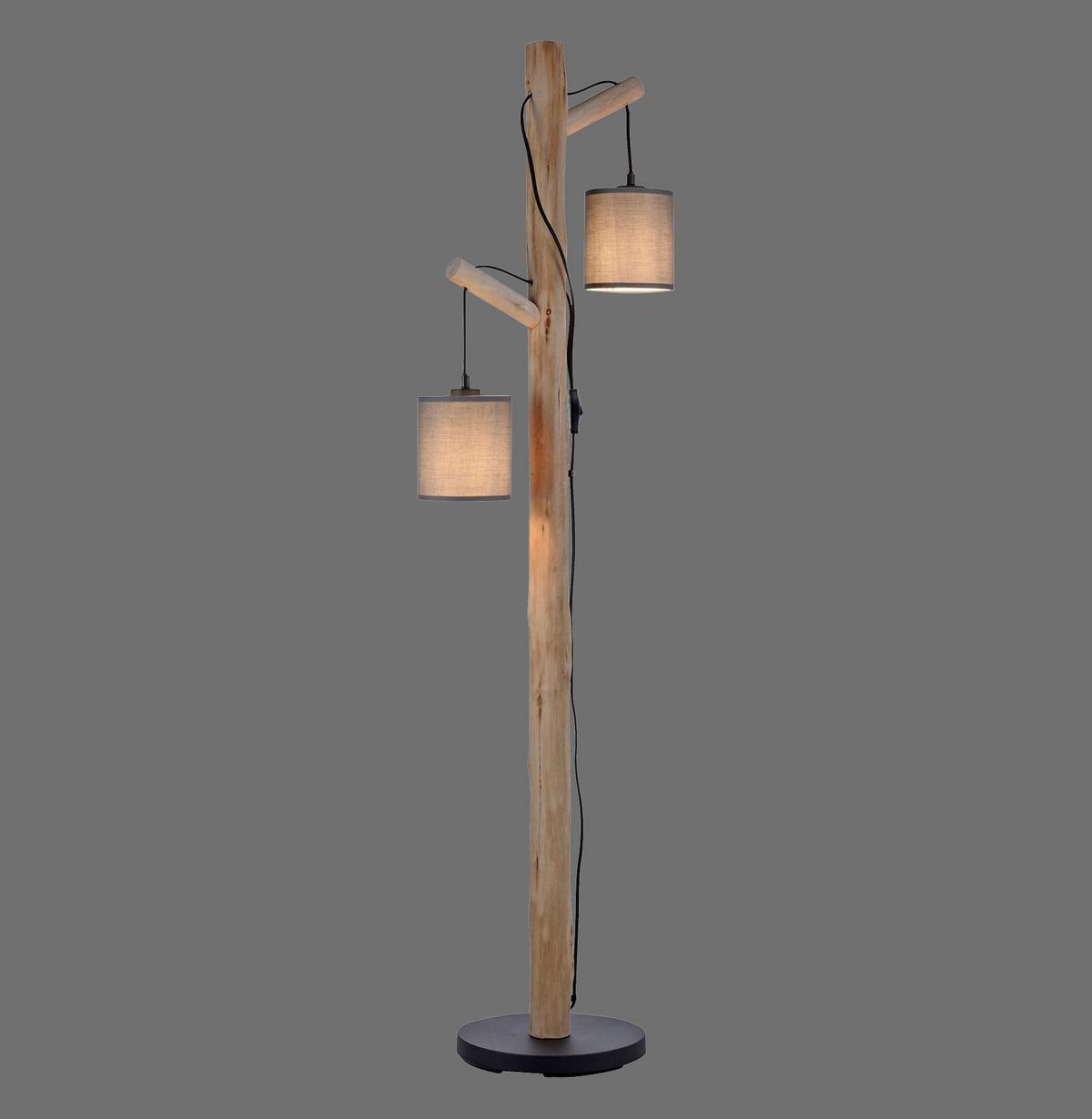 LAMPA STOJĄCA 15785-29 TRIBU - taupe, Natur, tworzywo sztuczne/metal (39/28/150cm)