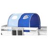 Tunnelset "Tunnelset", hellblau/dunkelblau - Dunkelblau/Hellblau, KONVENTIONELL, Textil/Metall (100/73/87cm) - MID.YOU