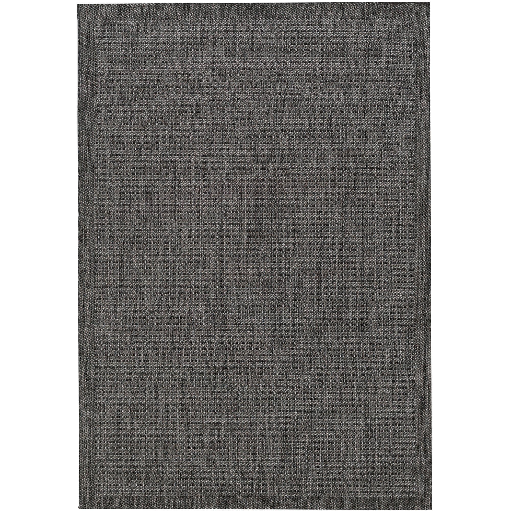Outdoorteppich Giza Schwarz ca. 160x230cm - Schwarz, Basics, Textil (160/230cm) - Novel