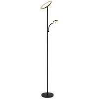 LED-DECKENFLUTER 58011 - Weiss/Schwarz, Design, Kunststoff/Metall (25/179cm) - Globo