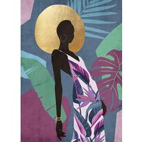 Vászonkép Arany-Ezüst Kb. 60x90cm - színes, Design, faalapú anyag/textil (60/90cm)