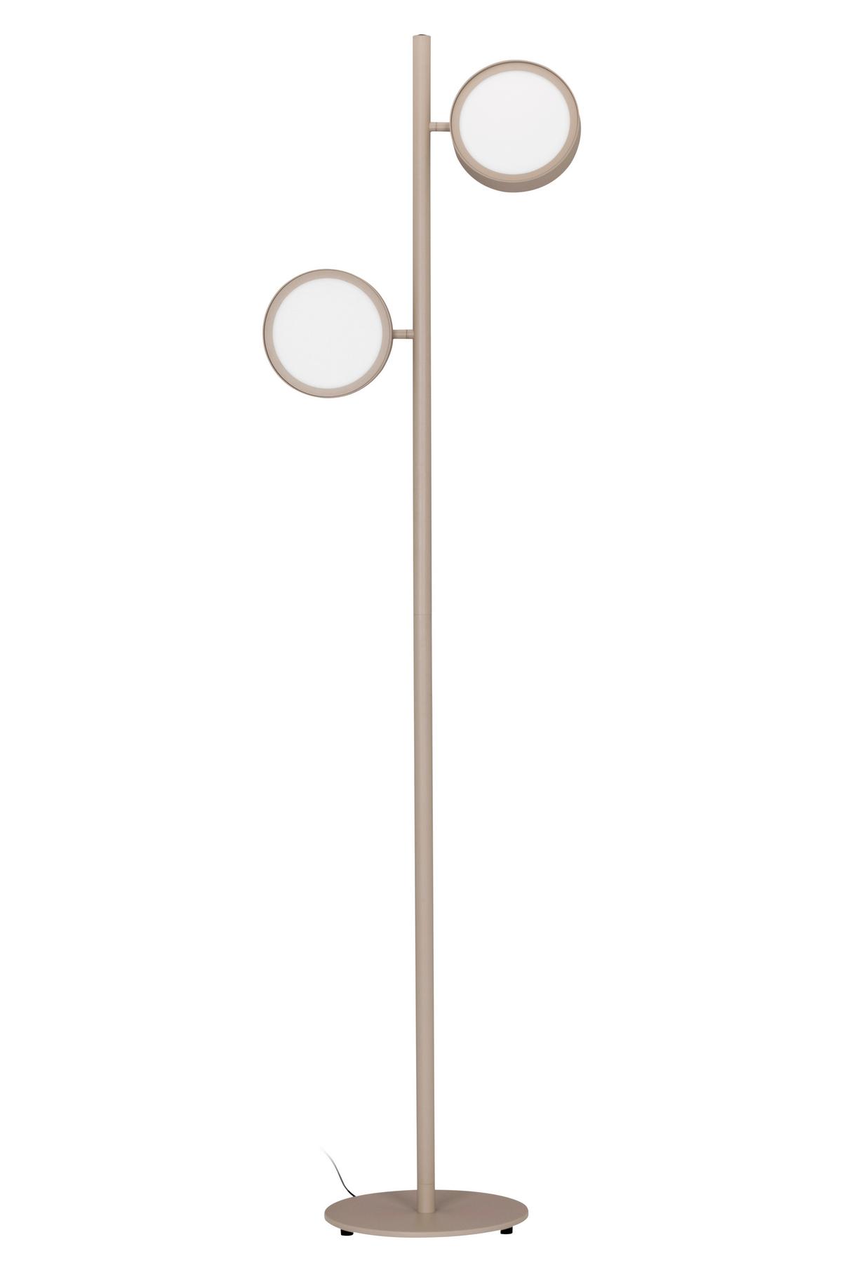 LAMPA STOJĄCA LED BELLEVUE - kolor piaskowy, Design, metal (43/28/162cm) - Dieter Knoll