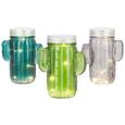 Laterna Cathy - petrolej/siva, Moderno, steklo (14cm)