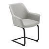 SVIKTSTOL PRIA - ljusgrå/svart, Modern, metall/trä (61/85/62cm) - Bessagi Home