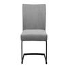 SVIKTSTOL NELIA - grå/svart, Modern, metall/trä (45/95/60cm) - Bessagi Home