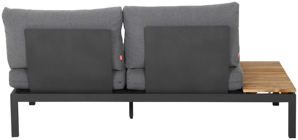 LOUNGESOFA H16600 - Anthrazit/Grau, MODERN, Holz/Textil (172/70/84cm) - Siena Garden