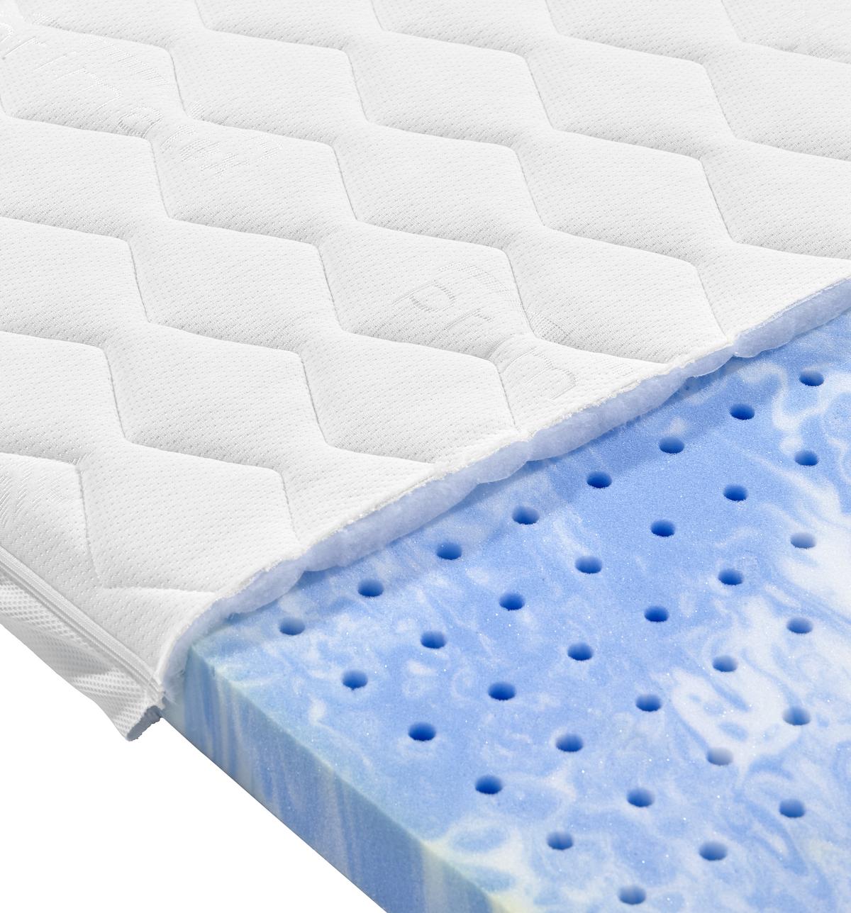 Nadmadrac Sigma - bijela, tekstil (140/200cm) - Nadana